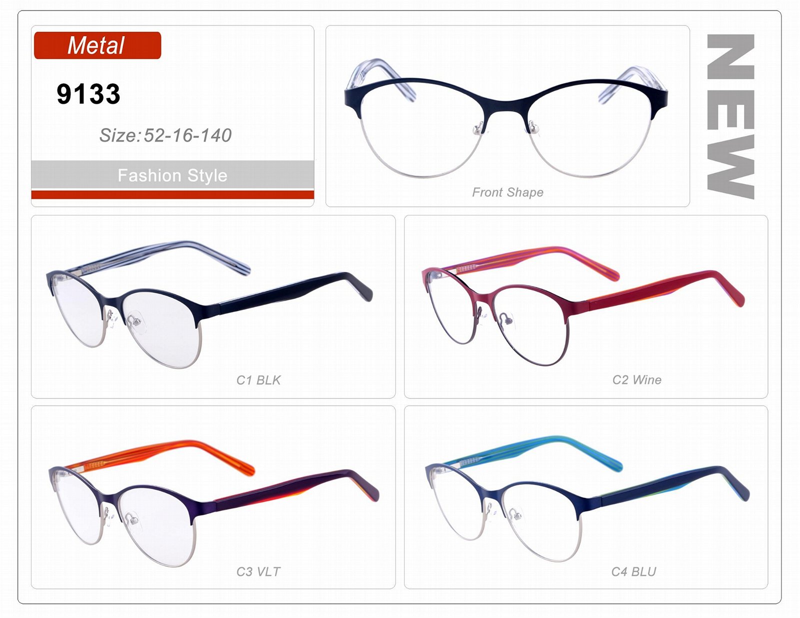 Good Quality Wholesale Stock Small Order Acetate Eyeglasses