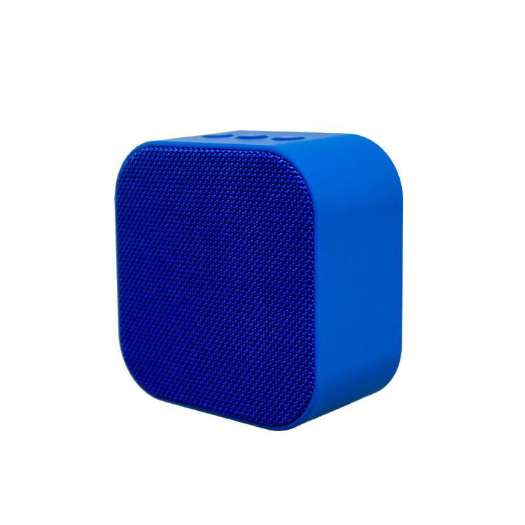 Classic Color Square Fabric Portable Wireless Blue Tooth Mini Super Bass Speaker 2