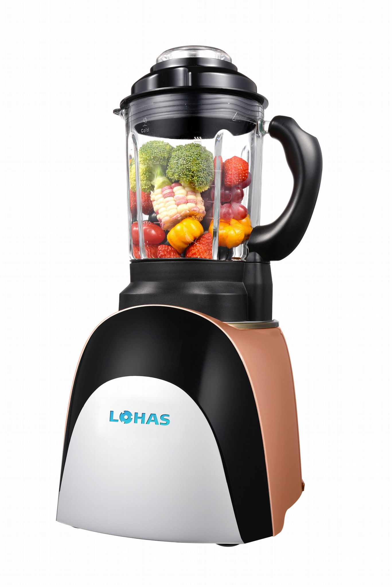 1800W Glass jar heating soup making blender 2