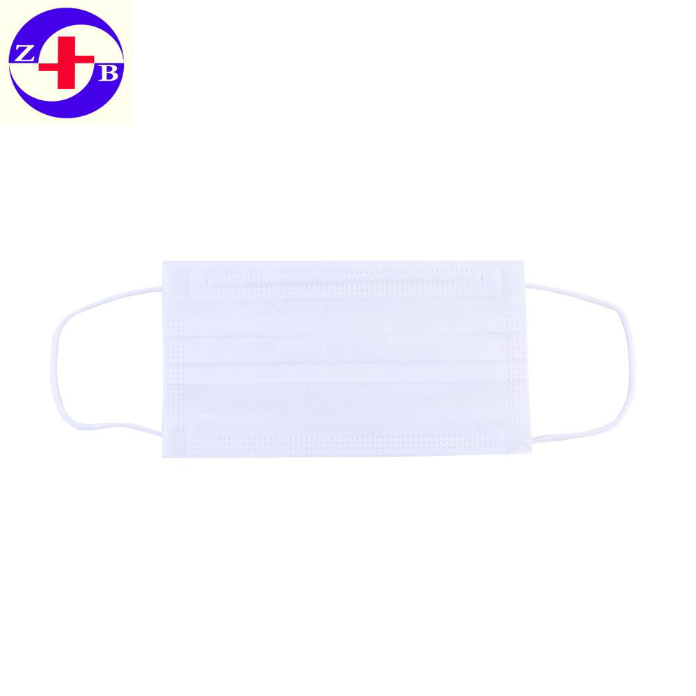 Breathable 3ply Nonwoven Disposable Face Mask For Cleanroom 3