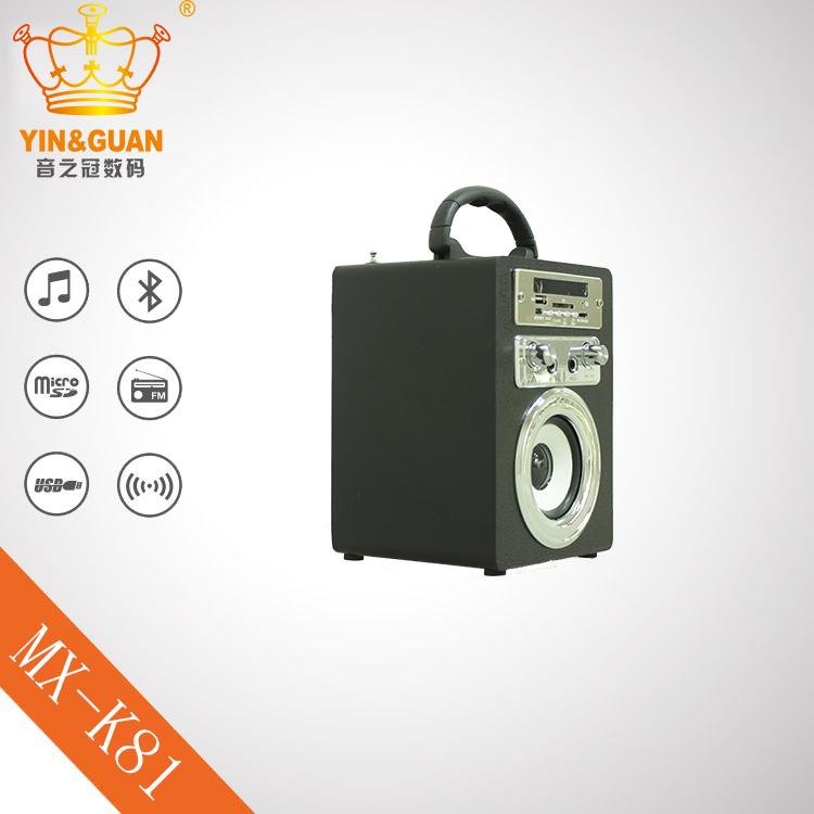 Card Wooden Wireless Mini bluetooth Speaker Multifunction  Bluetooth Speaker 2