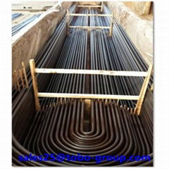 Hot bend U Pipe U shaped bend seamless steel pipe black painted