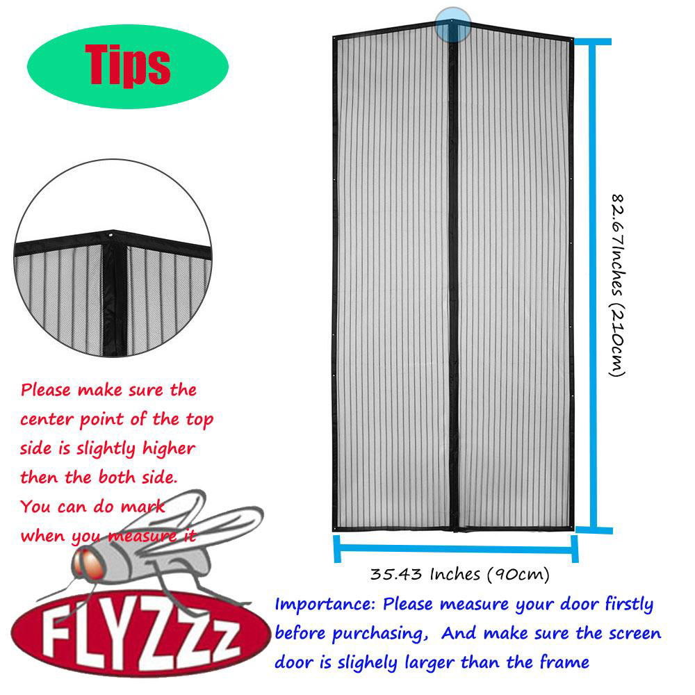 Polyester anti-insect magnetic mosquito net for door 5