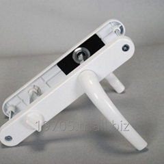 ALUMINIUM 35/90 WC DOOR HANDLE WITH SPRING