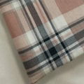 Non-elastic Pure Polyester Fabric with Large Grid Print 4