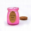 scented jar candle birthday party cheap flameless cork paraffin soy wax glass 2