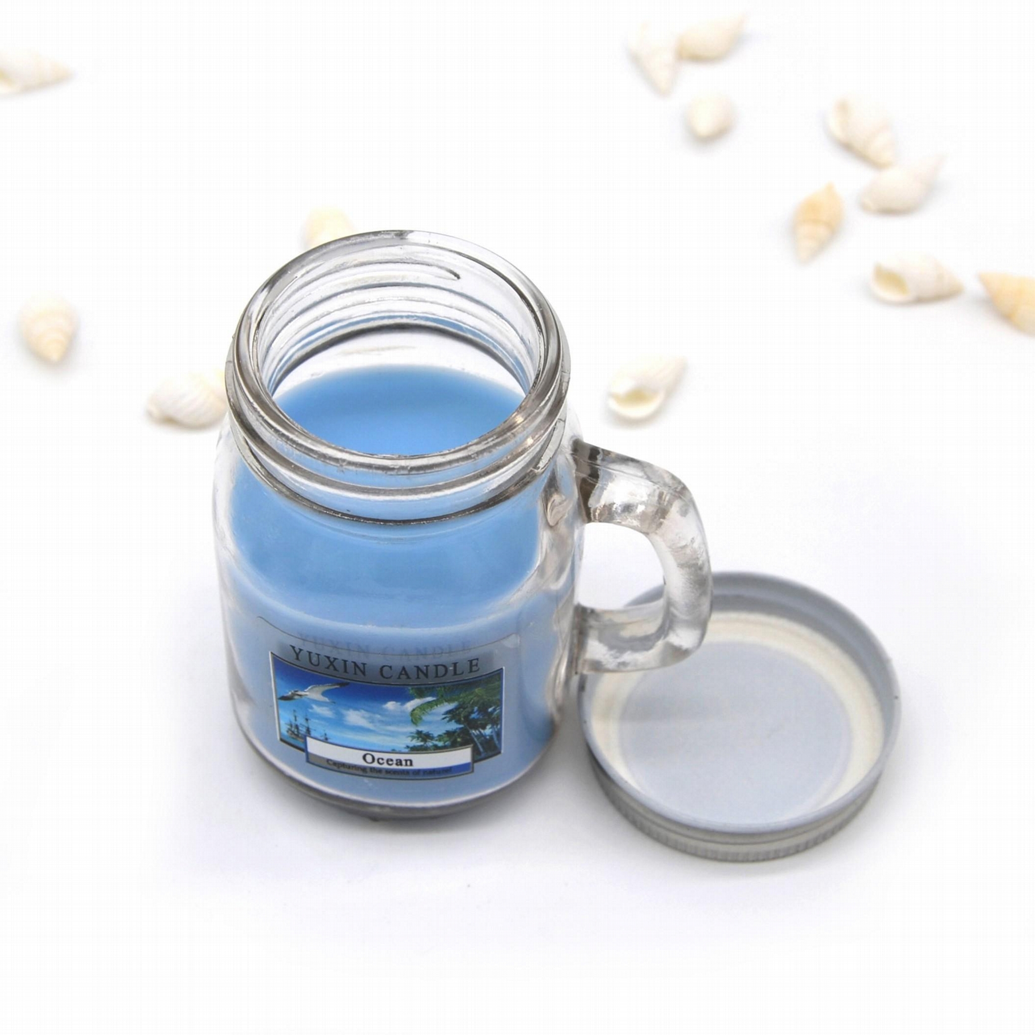 Aroma Glass CandleMA01T Yuxin (China Manufacturer) Candle & Stand