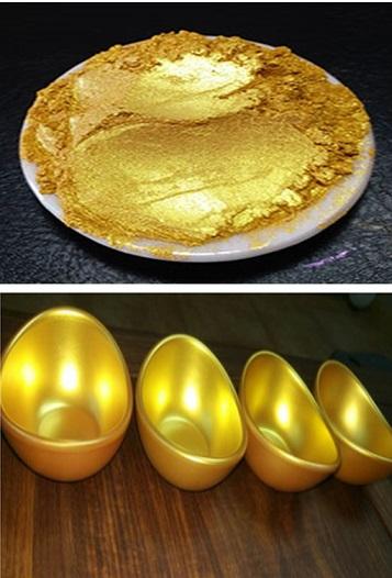 进口金粉 24k金粉 18k金粉 纯黄金色颜料 - 各种