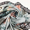 Pretty Design 100% Silk Scarf by