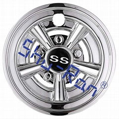 Golf Car Hub Caps 8 inch Spoke Golf Car Wheel Hub Cover For YMH E-Z-GO Club Car