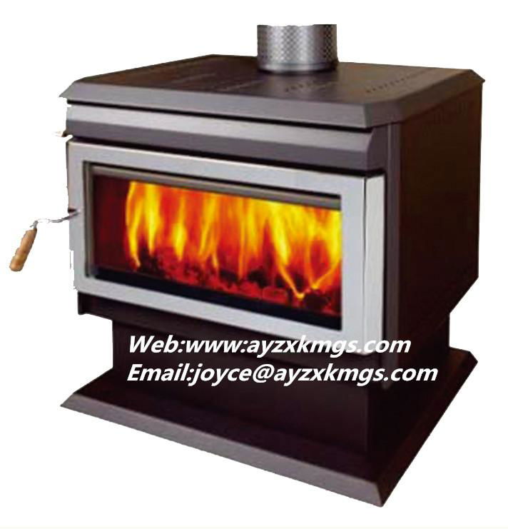 5kw Free Standing Steel Plate Wood Burning Stove with CE approved 5