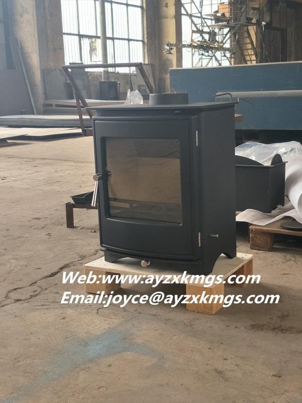 5kw Free Standing Steel Plate Wood Burning Stove with CE approved 2