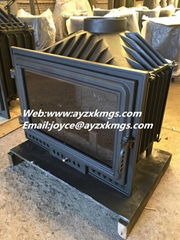 Advanced Double Insert Cast Iron Fireplace