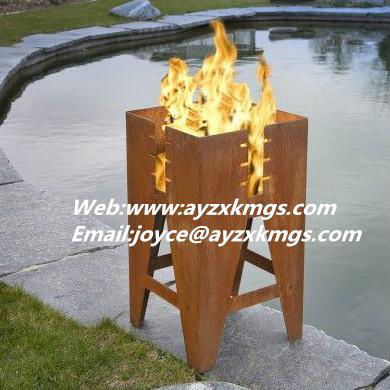  laser CNC cutting fireball fire pit outdoor decorative 2