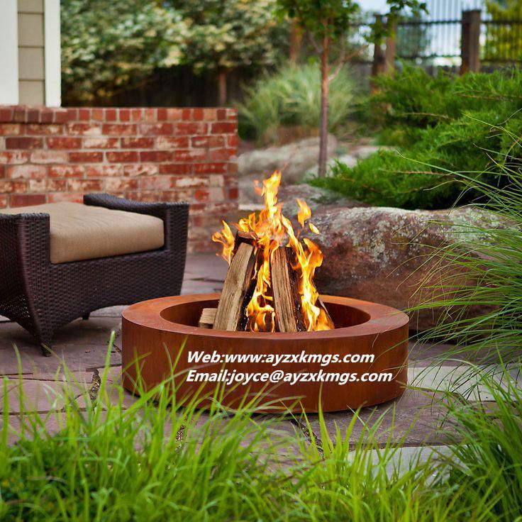  laser CNC cutting fireball fire pit outdoor decorative 3