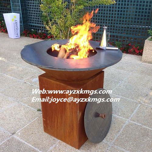  laser CNC cutting fireball fire pit outdoor decorative 5