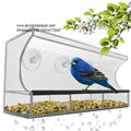 Acrylic Window Bird Feeder 1