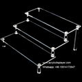 3 Tier Acrylic Makeup Organizer Acrylic Nail Polish Display Cosmetic Stand 1