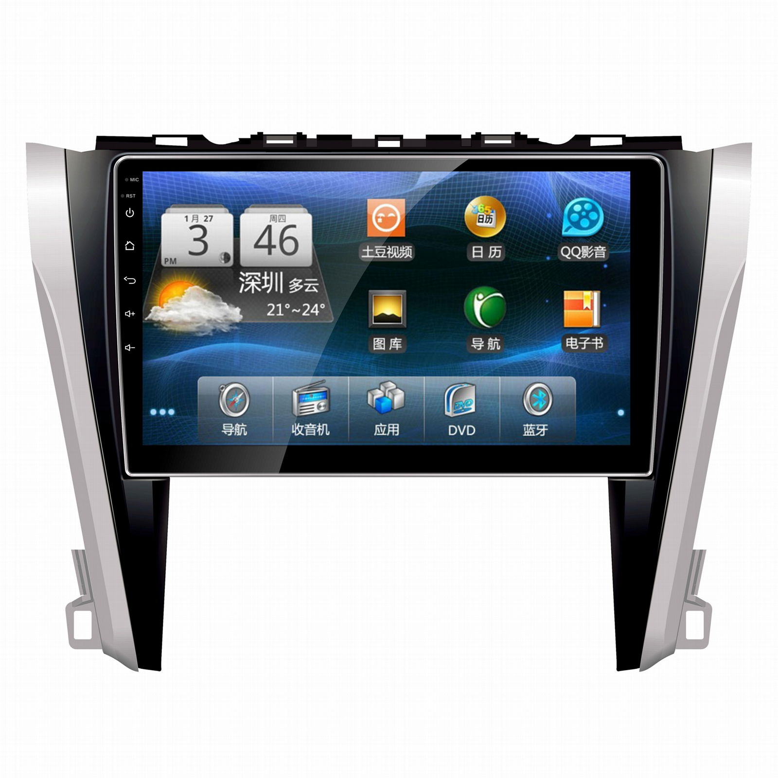 10.1 inch Car GPS Navigation DVD Player for Toyota CAMRY