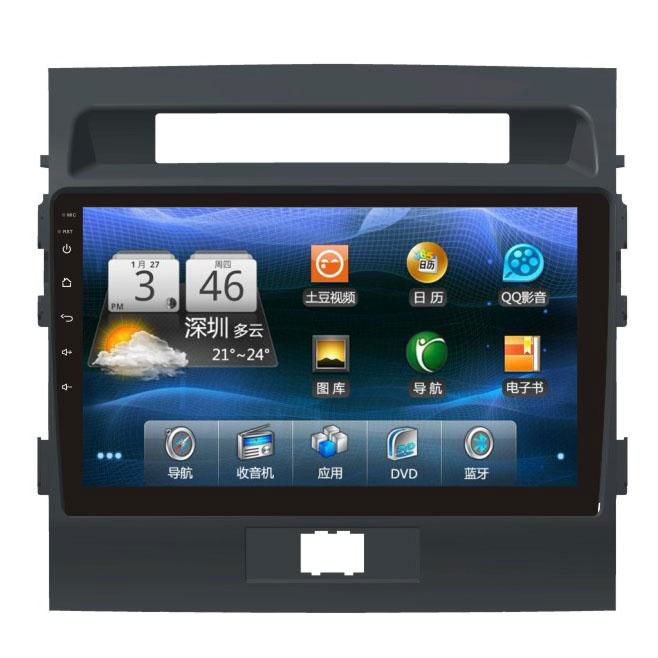 10.1 inch Car DVD Player GPS Navigation For TOYOTA Land Cruiser