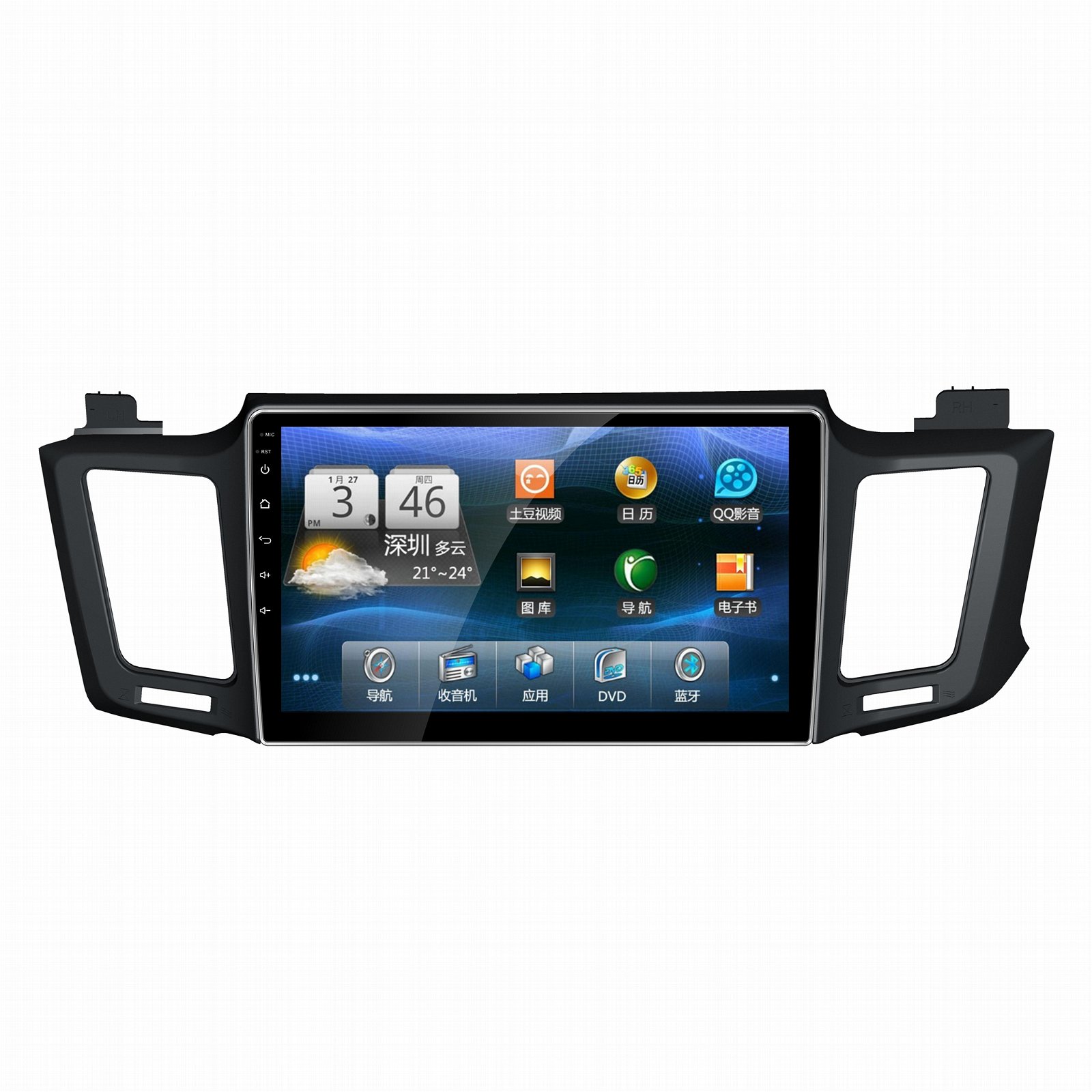  For Toyota RAV4  10.1 inch Android 6.0 car dvd player car radio wifi 4G