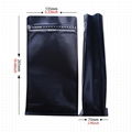 500g flat bottom pouch with zipper and