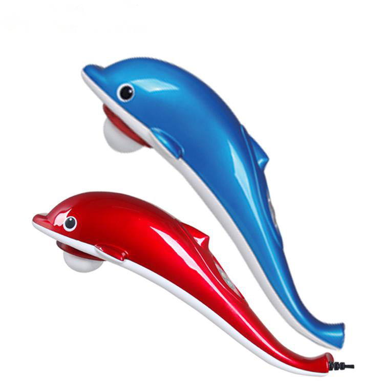 Massage Hammer Electric Vibrating Infrared Handheld Dolphin Massager 2