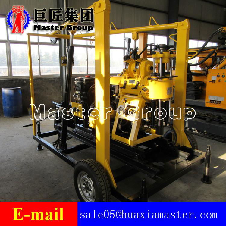 XYX-130 Wheeled Hydraulic Rotary Drilling Rig 4