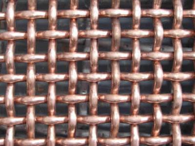 Crimped copper wire mesh 3