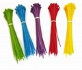Nylon 66 Colorful Plastic Self Locking flexible Cable Tie Zip Tie 