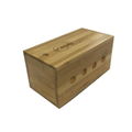 Wholesale Painted Handmade Sliding Wooden Wine Storage Box with Custom Logo 5