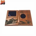 Professional Solid wood box custom coin box luxury coin gift Wooden box