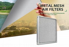 best selling G3 G4 metal washable panel air filter