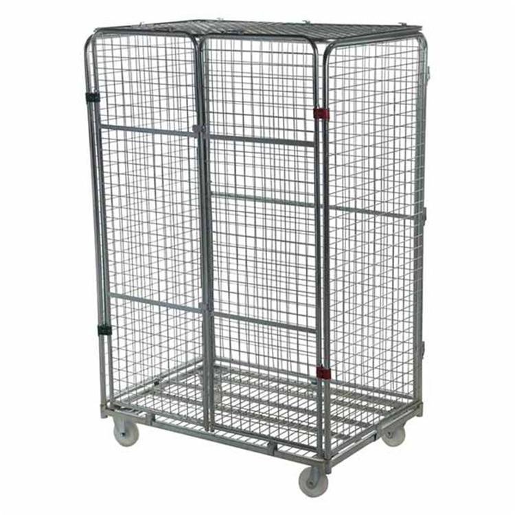 High Quality Rolling Metal Storage Cage With Wheels 5