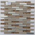 Good quality convenience decoration glass mosaic tile manufacturer 2