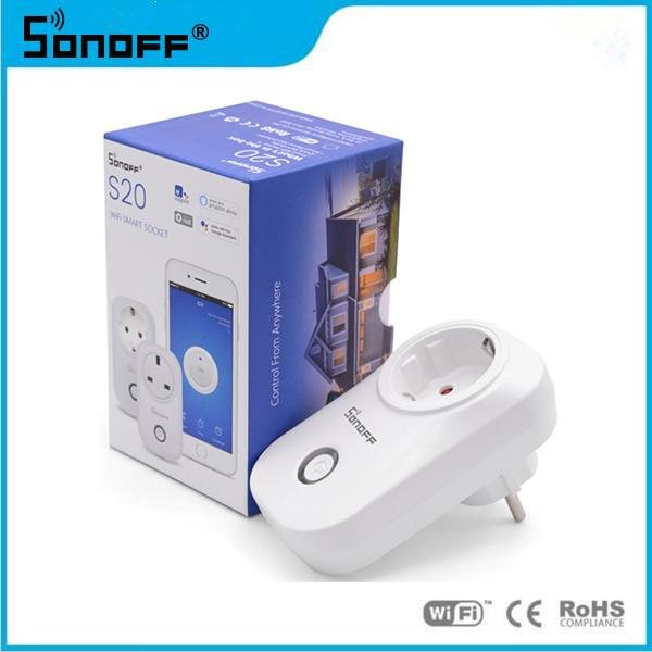 Sonoff S20 Wifi Wireless Smart Home Light Power Remote Control Switch 3