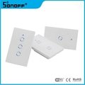 Sonoff T1 US 1 2 3 Gang US Standard WiFi RF Smart Wall Touch Light Switch 600W/g 2