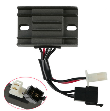 New Black Voltage Regulator Rectifier For GN125 1982-2001 AN150 5 wires