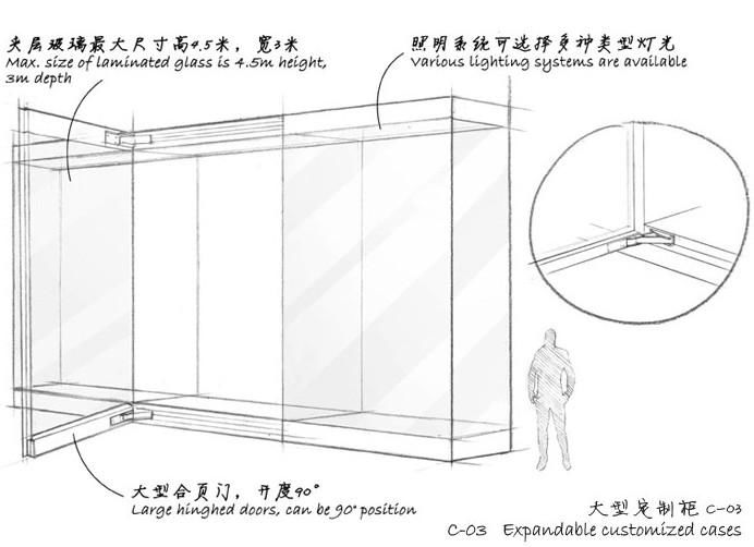 Expandable custom display cases