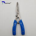 Multi Function Stainless Steel Fishing Pliers Curved Nose Scissors Braid Cutters 3