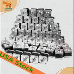 Ship From USA! Wantai 60PCS Nema 17 Stepper Motor 42BYGHW811 4800g.cm 48mm 2.5A