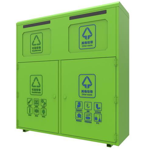 Smart solar trash bin ODM service from product research and development company 2