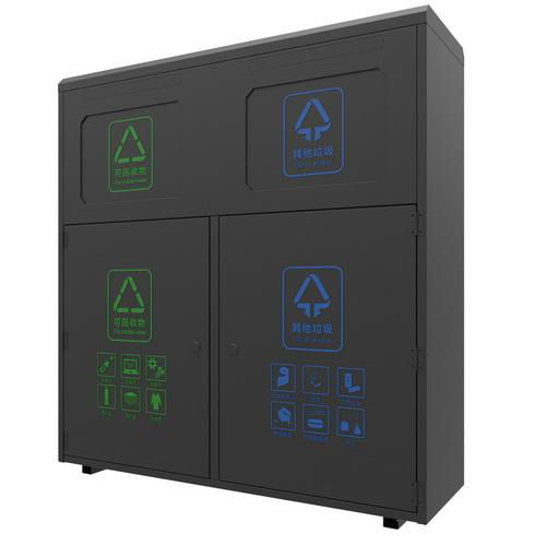Smart solar trash bin ODM service from product research and development company 5