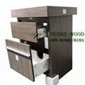 Very popular style modern wooden bathroom cabinet with two sinks