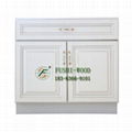 China Good Quality Wood modern Solid Wood Kitchen Cabinets