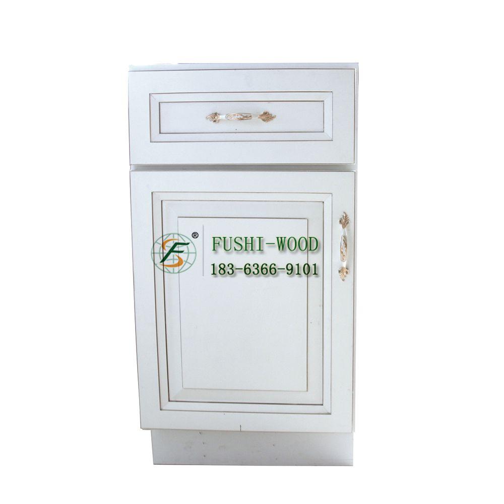 China Good Quality Wood modern Solid Wood Kitchen Cabinets 4