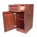 China Good Quality Wood modern Solid Wood Kitchen Cabinets 4