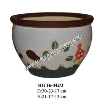 Ceramic indoor and outdoor pot 3