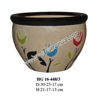 Ceramic indoor and outdoor pot 4