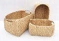 Water hyacinth storage basket